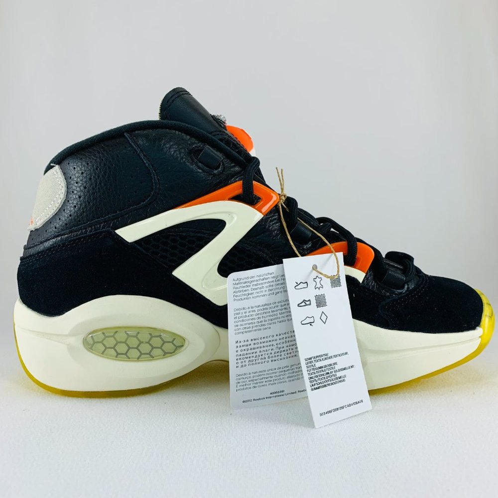 Reebok Question Pump Omni Lite Black (Men's Sizes) New Basketball Shoes H06496 - Picture 2 of 7